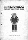 Sankyo CM 600 manual. Camera Instructions.